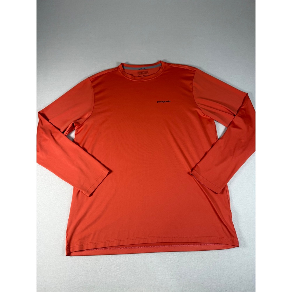 Patagonia Men's Long Sleeve Tee - Orange